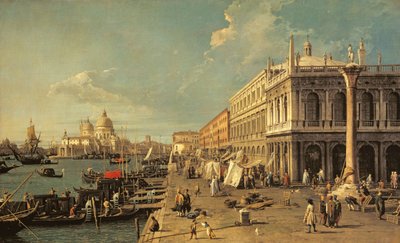 The Molo and the Zecca, Venice by Giovanni Antonio Canal